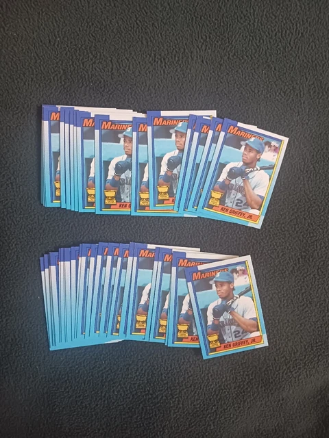 Ken Griffey Jr 1990 Topps Rookie Cup Card Lot Of 50 NmMt Ken Griffey Jr 1990 Topps Rookie Cup Card Lot Of 50 NmMt