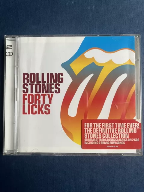 The Rolling Stones 40 Licks Used Best Of Greatest Hits Cd 60s 70s 80s 90s Rock