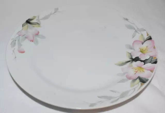 Hand Painted Multi-Color Floral 7 1/2 Inch Dessert Plate Made in Nippon Japan