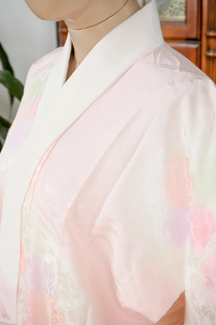 Dear Vanilla Japanese Juban Undergown Women's Kimono Genuine Vintage Mint 4