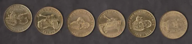 Medaille Jeton Monnaie De Paris-Musee Des Blindes-Lot 6 -Neuves.