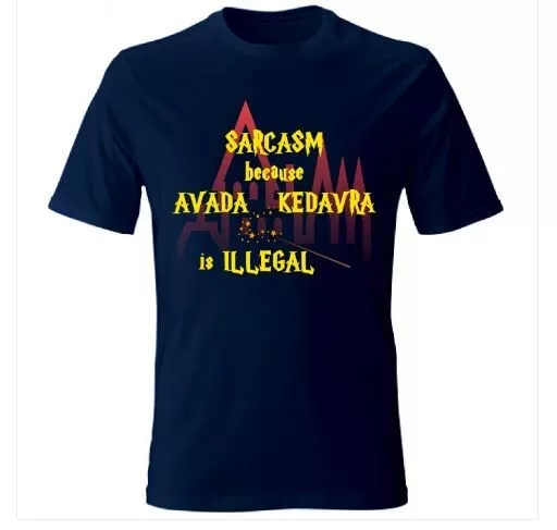 T-shirt Sarcasm Harry Potter Hogwarts funny party vintage S/M/L/XL/XXL