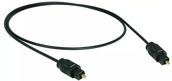 0,5-30m Slim Toslink Optisches Audiokabel SPDIF LWL Digital Kabel Ø2,2mm schwarz