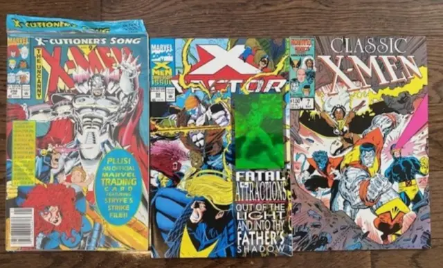 The Uncanny 296 Classic X-Men 7 and X-Factor 92 Comic Lot