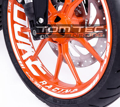 TOMTEC-Racing® Felgenaufkleber Tuning KTM Duke RC 125 250 390 Wheel Sticker 
