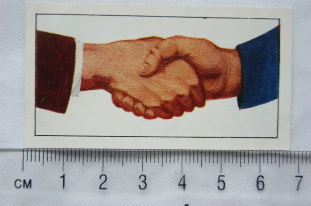 1962 Typhoo Do You Know No. 2 Why we Shake Hands ?