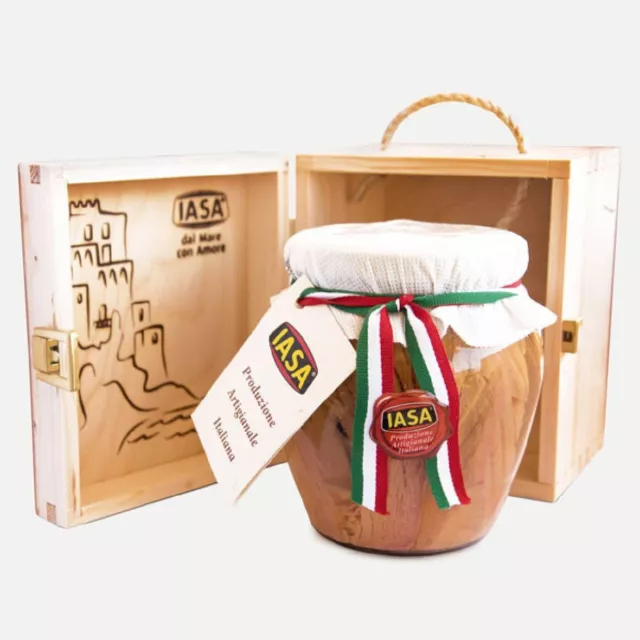 Filetti di Tonno all'Olio Extra Vergine D'Oliva in Bauletto Regalo 1kg Iasa