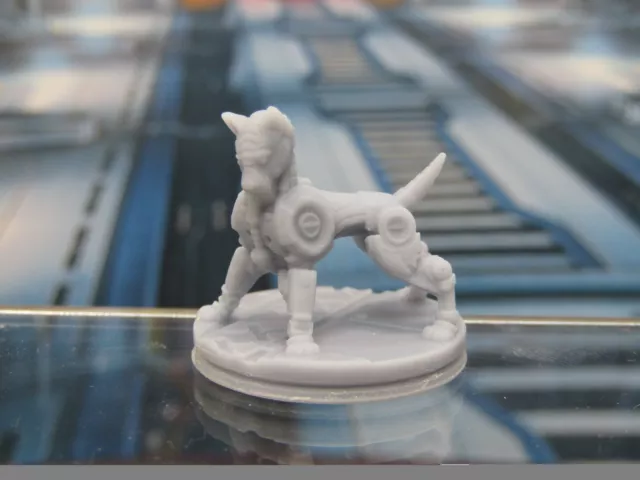 Robot K9 Guard Dog Droid Companion Mini Miniature 3D Printed Figure Model