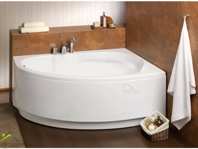 Badewanne Wanne Eckwanne 150 x 100 cm ohne mit Schürze Verkleidung Ablauf rechts