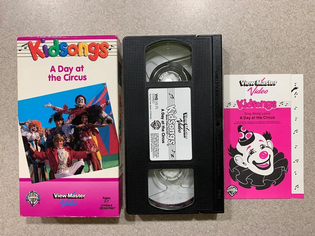 Kidsongs A Day At The Circus Vhs KIDSONGS A DAY At The Circus (VHS, 1987) View Master Video Rare Lyrics