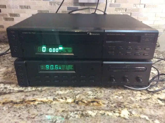 Nakamichi Combo Receiver R-1 Stereo + Nakamichi CP-1 Cassette/CD Player