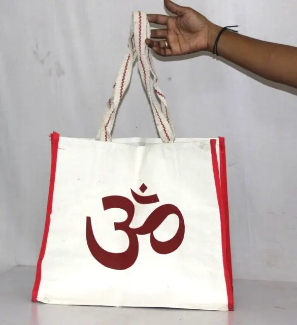 Paño Bolsa Estampado Dios Shiva Om Símbolo Diseño/Patrón Capacidad 20-25kg 9701