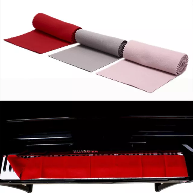Red Cotton Piano Keyboard Dust Cover for All 88 Key Piano Or Soft Keyboard-P &QO