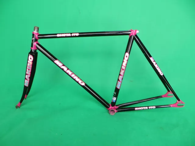 Makino NJS Keirin Frame Set Track Bike Fixed Gear Columbus Max Fork Zona  50cm