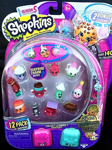 Shopkins Season 5 12 Pack Toys R Us SwapKins Party Exclusive Golden Kooky  Cookie