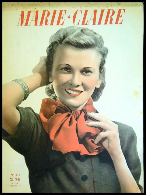 Marie Claire Ancien Magazine Français N°184 - 1941