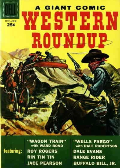Western Roundup #22 FN; Dell | April 1958 Roy Rogers - we combine shipping