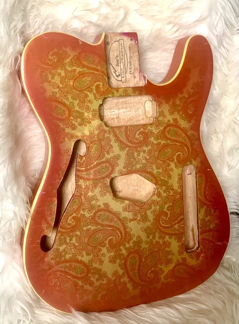 TELE custom BODY PAISLEY RELIC Humbucker Neck single Coil Bridge READY JVGuitars