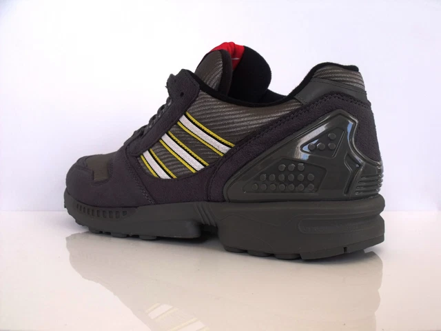 ADIDAS ZX 8000 X LEGO PACK Torsion Sneaker grey grau/gelb weiß Gr.40 2