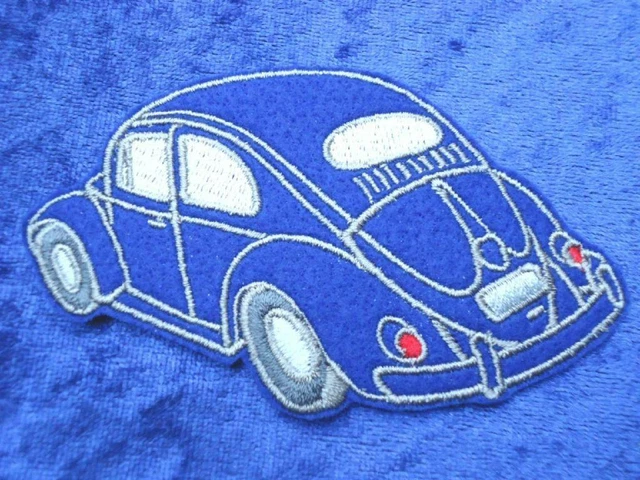 Volkswagen VW Maggiolino Toppa/Adesivo / Patch Ovali Blu Solo Oggi