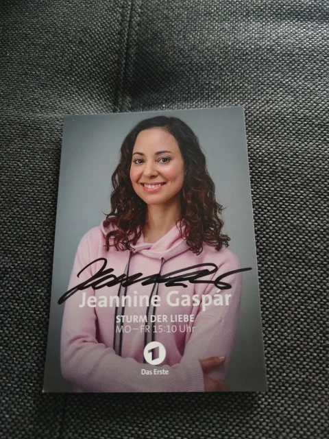 JEANNINE GASPAR VON Sturm Der Liebe Autogrammkarte EUR 1,00 PicClick DE