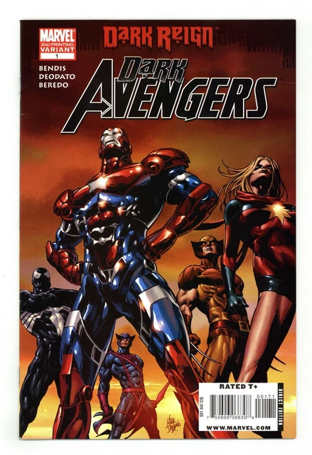 Dark Avengers 1E Deodato Variant 2nd Printing VF 8.0 2009