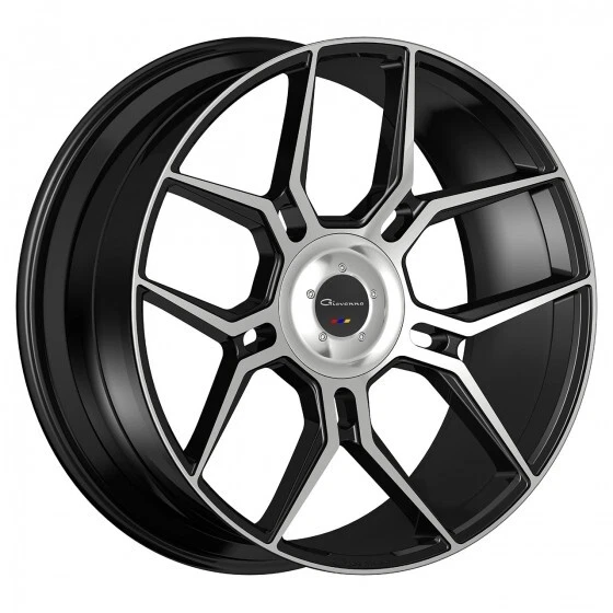 Set  Of (4) 24X10 6-139.7 / 6-135 Giovanna Haleb Cc Gloss Black / Machined