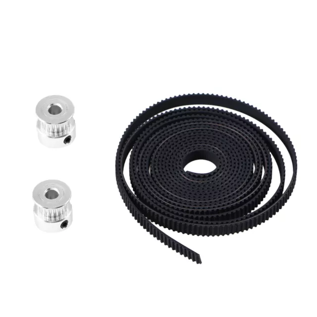 3D printer parts 2 stücke 5mm 20 zähne gt-2 zahnräder 1 stück 2m gt-2 zahnriemen