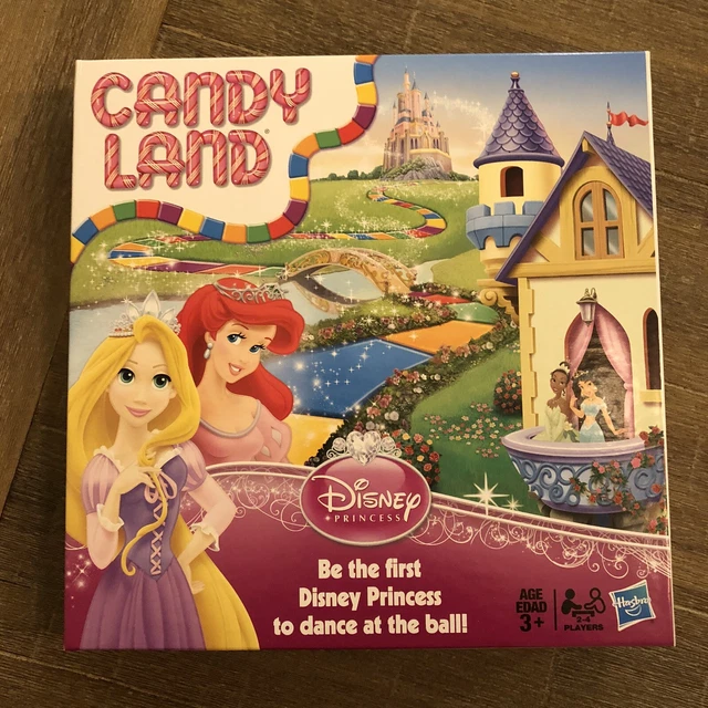 DISNEY PRINCESS CANDY Land Board Game Cinderella Belle Aurora Snow