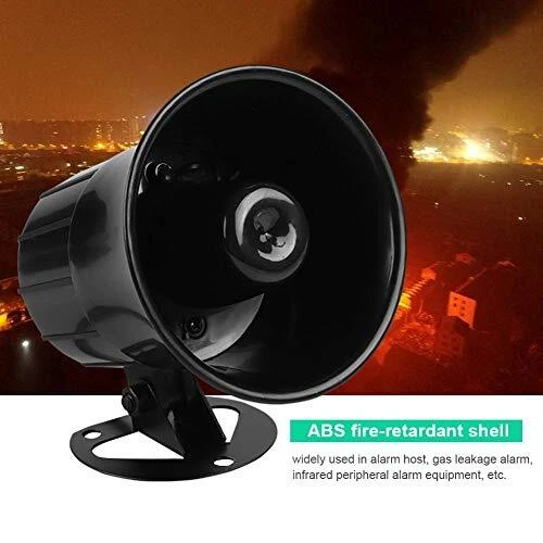 110dB DC 12V Sirène D'alarme Sirène pour Système de Protection de Sécurité à Dom 3
