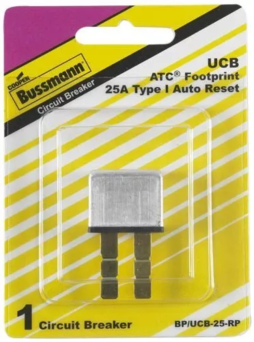 Bussmann (BP/UCB-25-RP) 25 Amp Type-I Universal Circuit Breaker