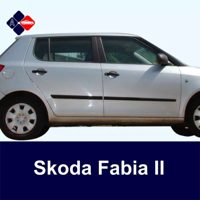 Skoda Fabia Mk2 Rubbing Strips | Door Protectors | Side Protection Mouldings Kit