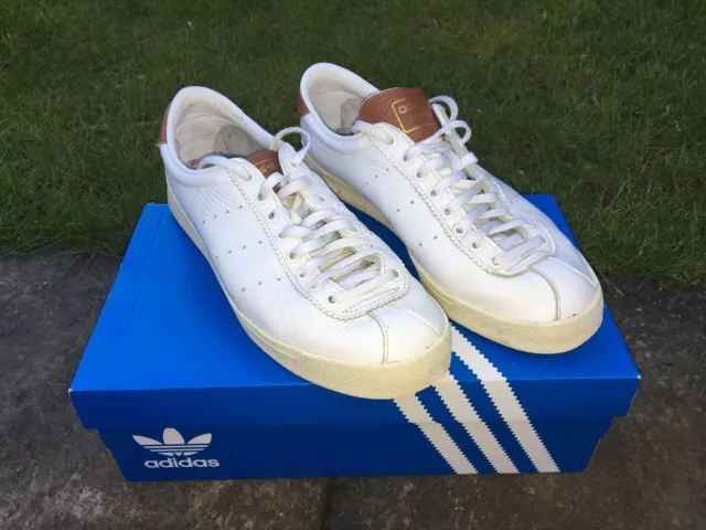 ADIDAS LACOMBE WHITE Redwood Trainers EE5752. In Box. UK 8.5