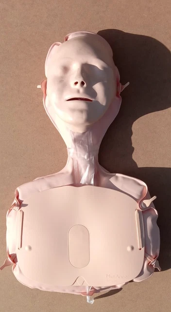 Blow Up Inflatable Laerdal Mini Anne CPR First Aid Training Mannequin MiniAnne