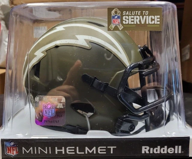 San  Diego  Chargers Salute To Service 2022 Replica Mini Helmet Nfl Riddell