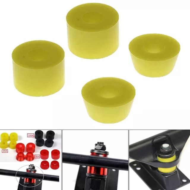 Enhance Your Ride with 4 Replacement Pivot Cups for Skateboard Longboard Trucks