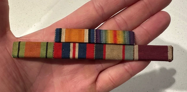 Australian L Service Ribbons AUSTRALIAN ARMY WW1 & WW2 Medal Uniform Ribbon Bar Long Service & Good ...