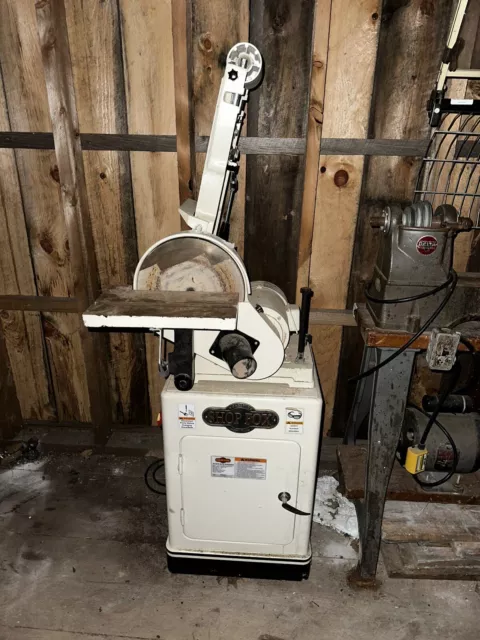 Shop Fox W1676 6/10 Combination 6" Belt And 10" Disc Sander