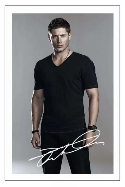 Jensen Ackles Signed Photo Print Autograph Supernatural