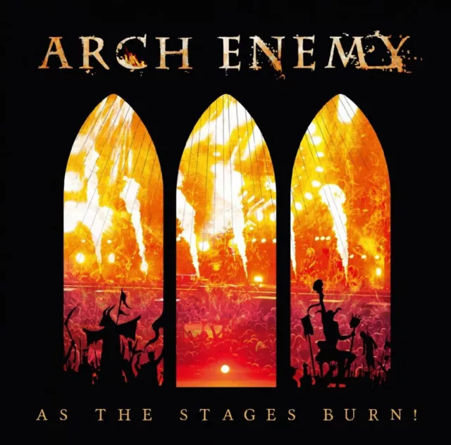 ARCH ENEMY As The Stages Burn DVD + CD Carcass Witchery In Flames Death Metal