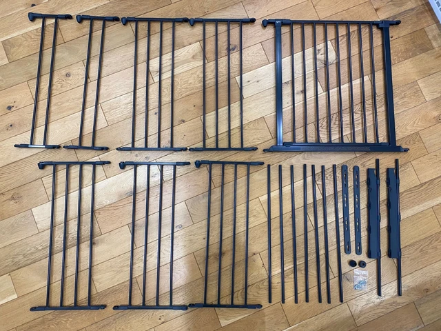 BABYDAN FLEX EXTRA Large Hearth Gate Baby Safety Fire Guard Black £52. ...