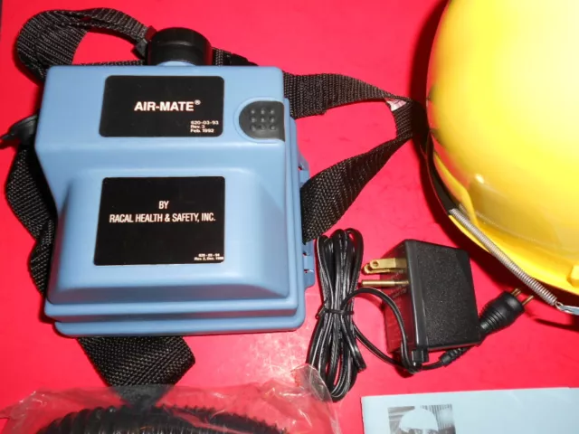 NOS   Air-Mate 3  POWERED AIR-PURIFYING RESPIRATOR (PAPR)  Belt Mounted w/Helmet