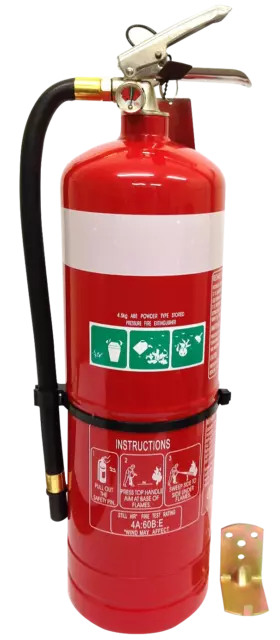 Fire Extinguisher 4.5kg ABE Dry Chemical Powder New Stock