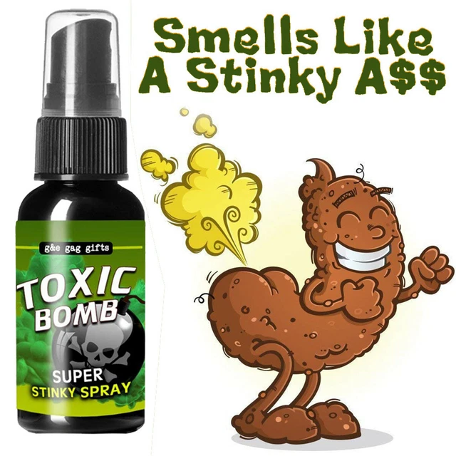 LIQUID FART SPRAY Cans 8 Types Smelly Stink Mist Ass Stinky Bomb Prank