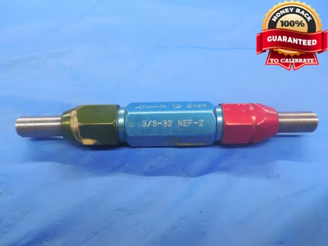 3/8 32 Nef 2 Thread Plug Gage .375 Go No Go P.d.'s = .3547 & .3581 Unef-2 Tool