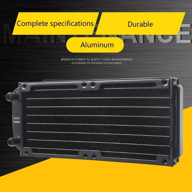 MULTI-PORT G1/4 THREAD Aluminum Radiator 80mm For Computer Water ...