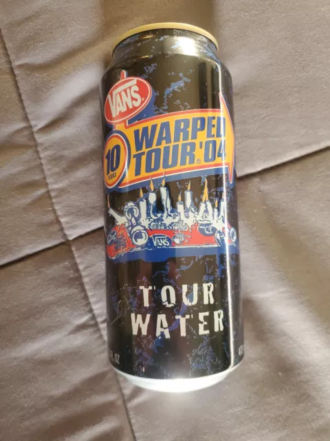 Vans Warped Tour 2004 Monster Energy Tour Water - Unopened Full Can - Rare