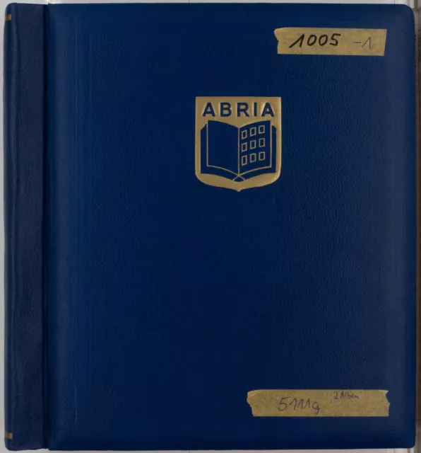 ABRIA ALBUM - BRD 1949-95 in 2 Alben - un-, gestempelt - Fotos im Text