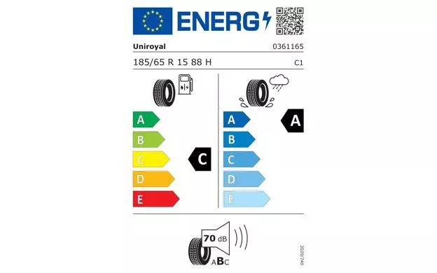 Pneu UNIROYAL Eté RAINEXPERT 5 185/65R15 88h