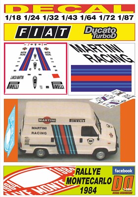 Fiat Ducato Martini Racing Team (1984) (Neu und originalverpackt) in Fiat Ducato Martini Racing Team (1984) (Neu und originalverpackt) in